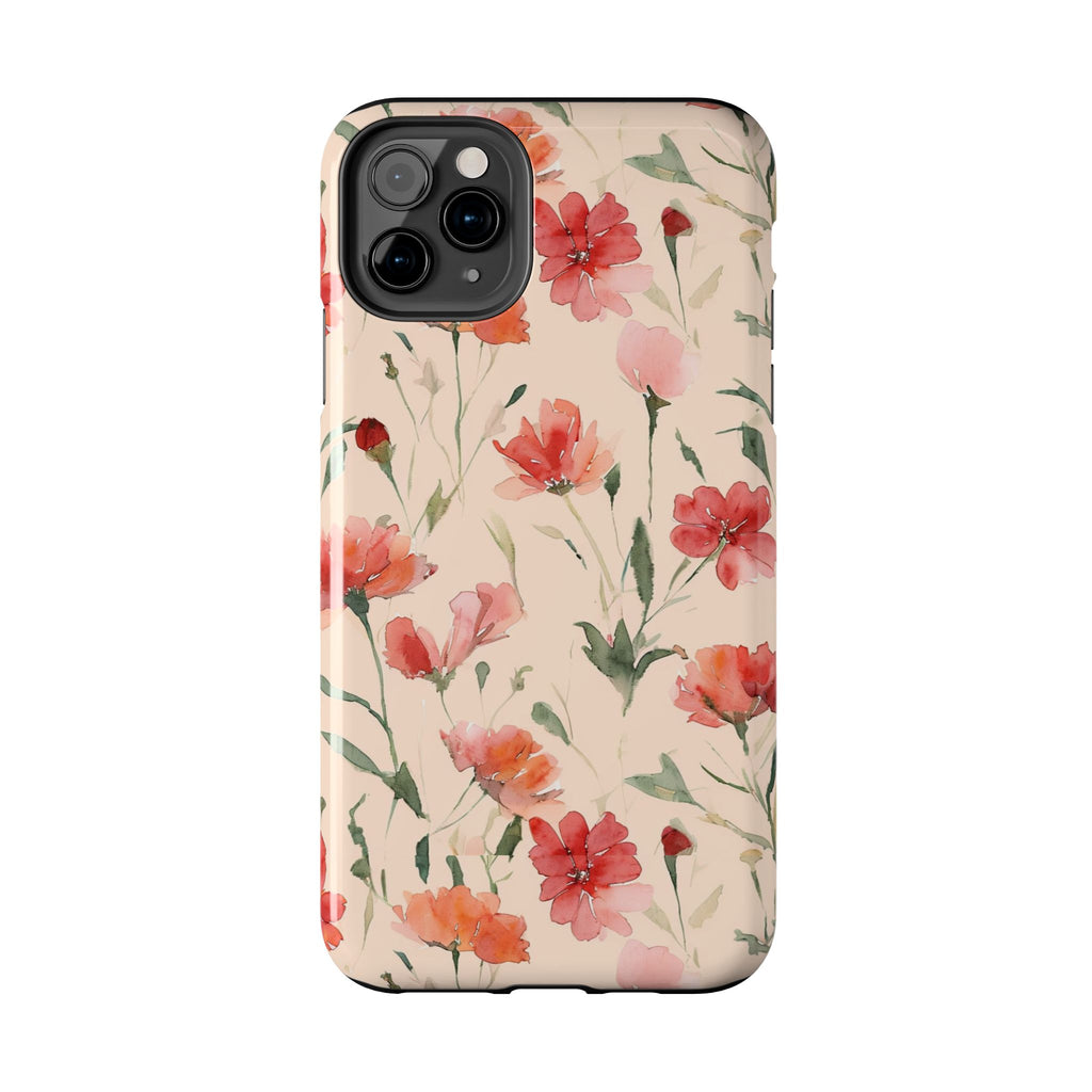 Floral Watercolor — Tough Phone Case