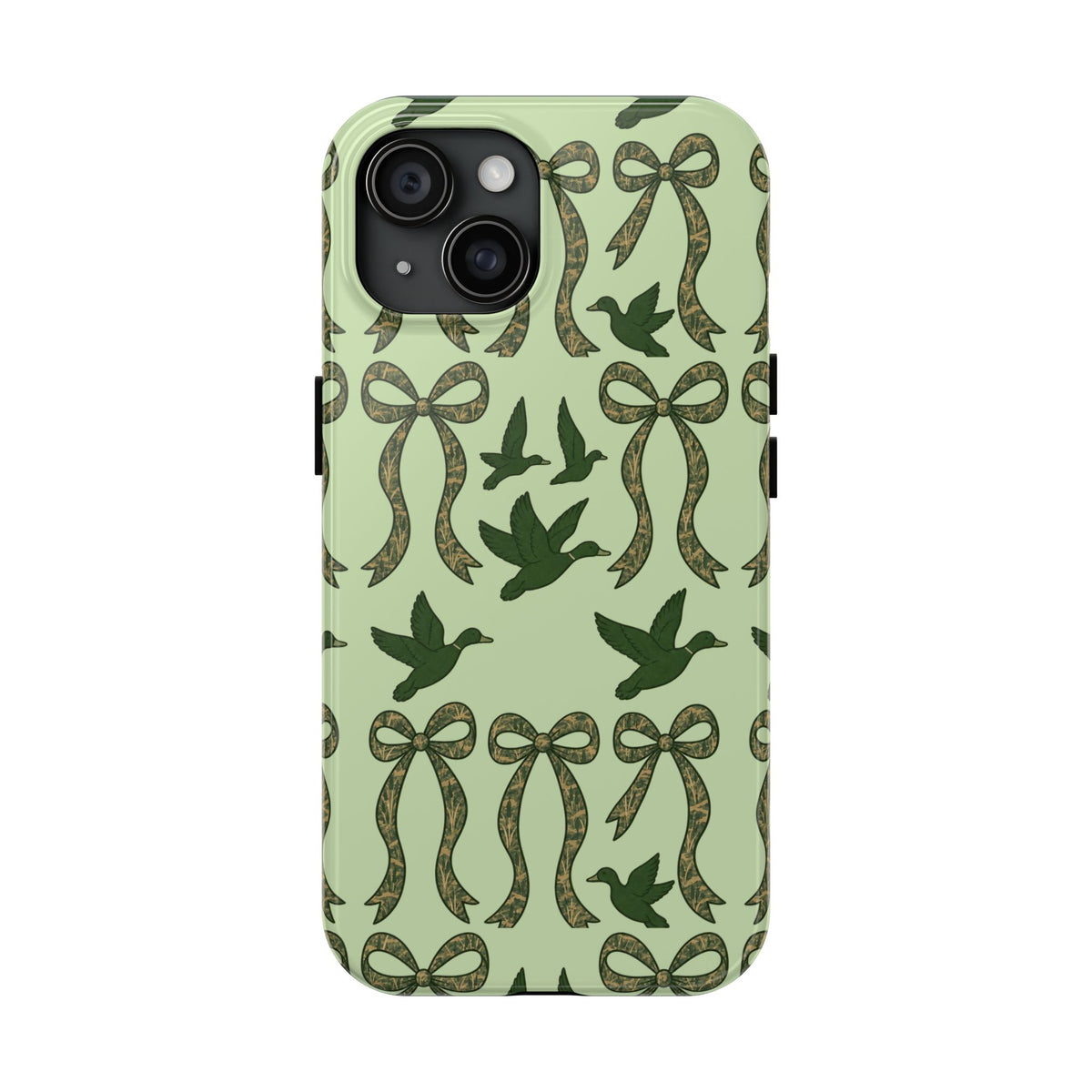Duck "Cam-bow" - Tough Phone Case (Green)