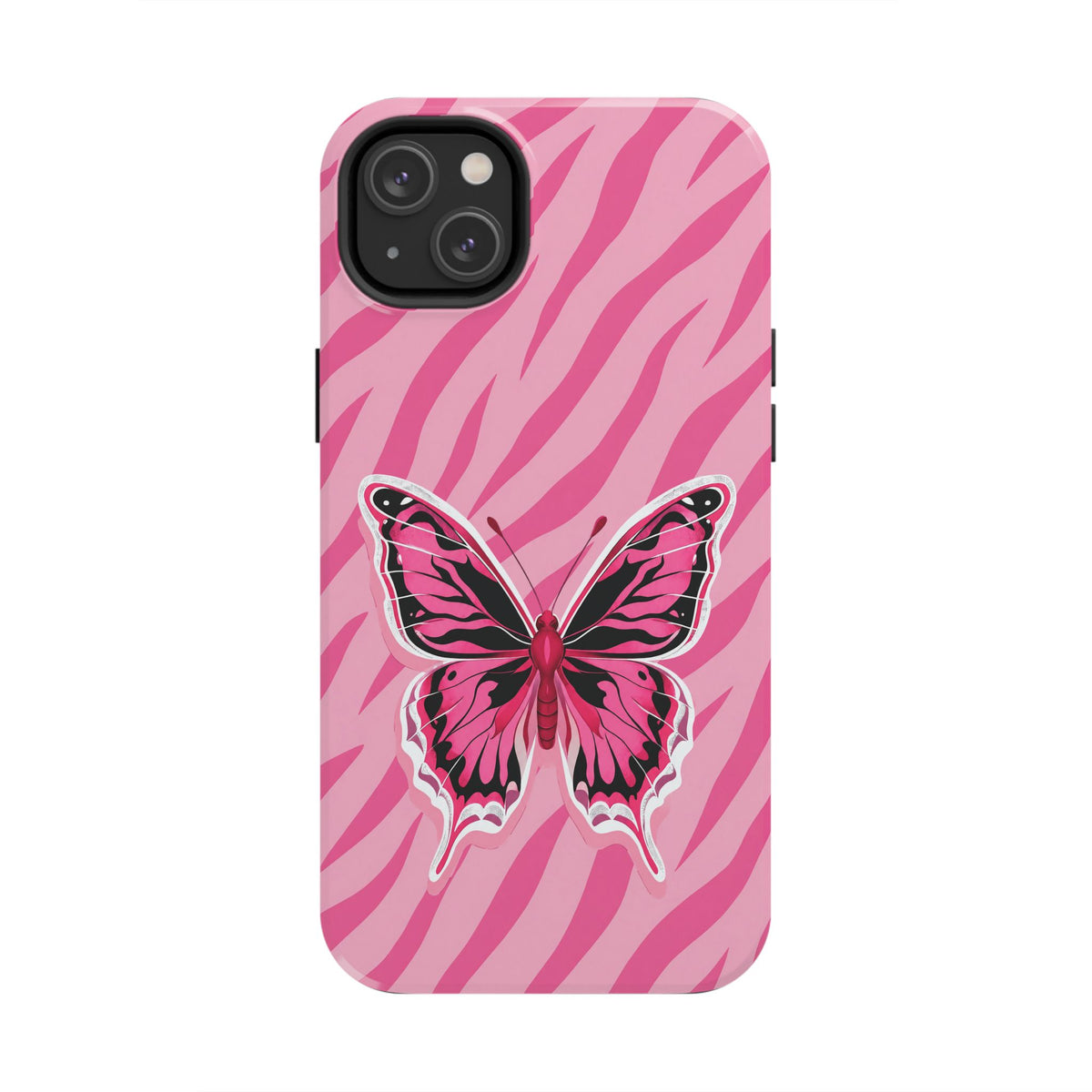 Pink Butterfly - Tough Phone Case