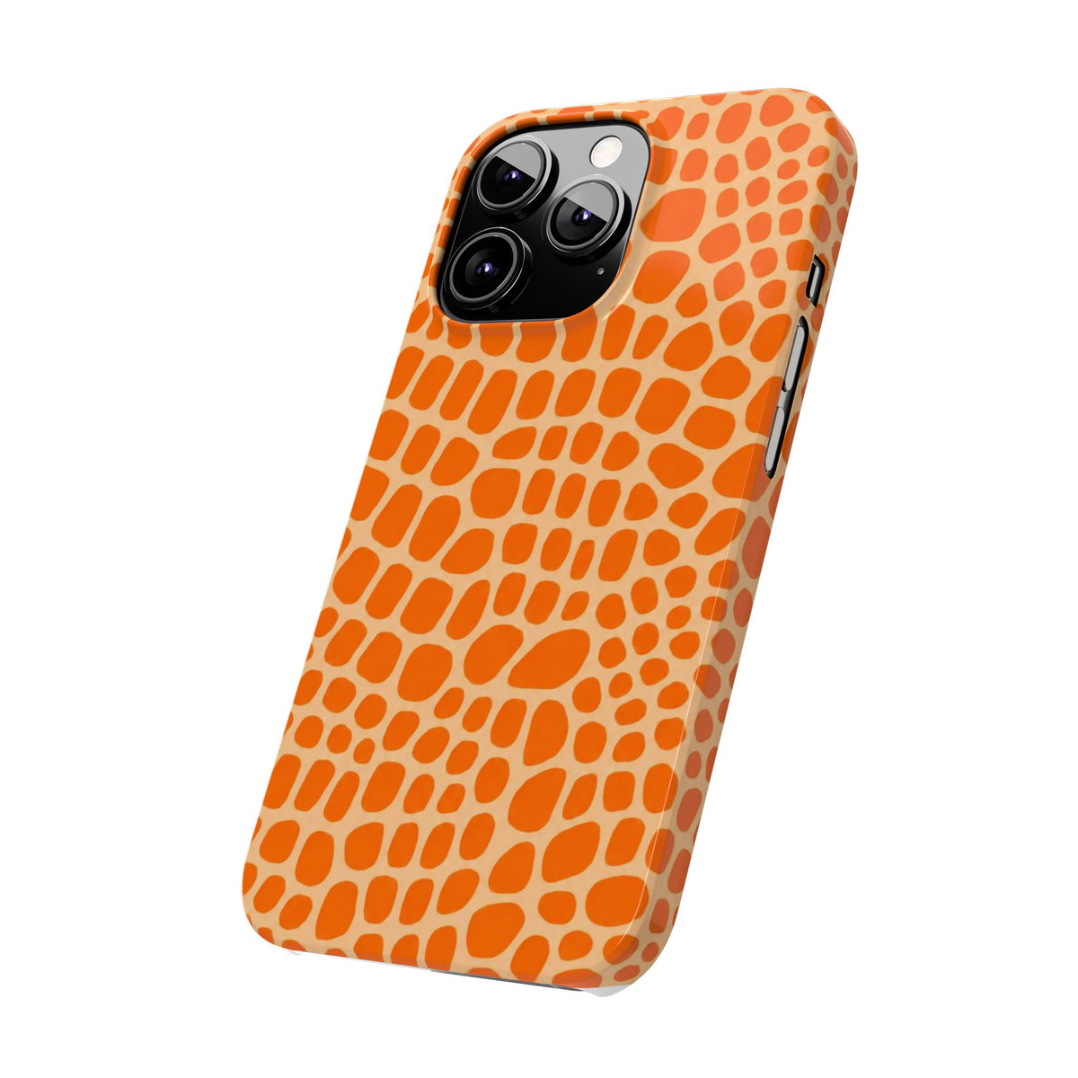 Orange Gator— Slim iphone Case