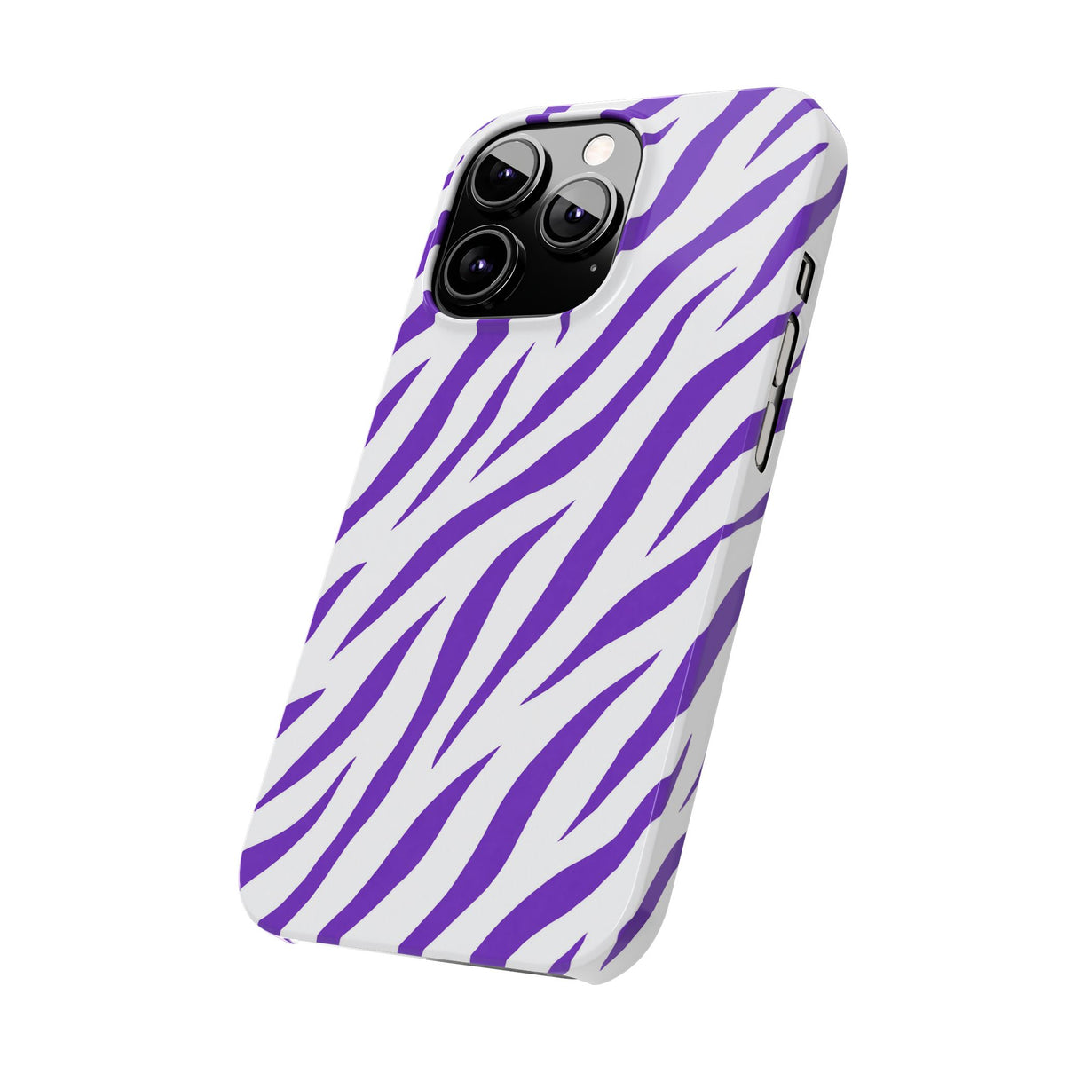 Purple Zebra  — Slim iphone Case