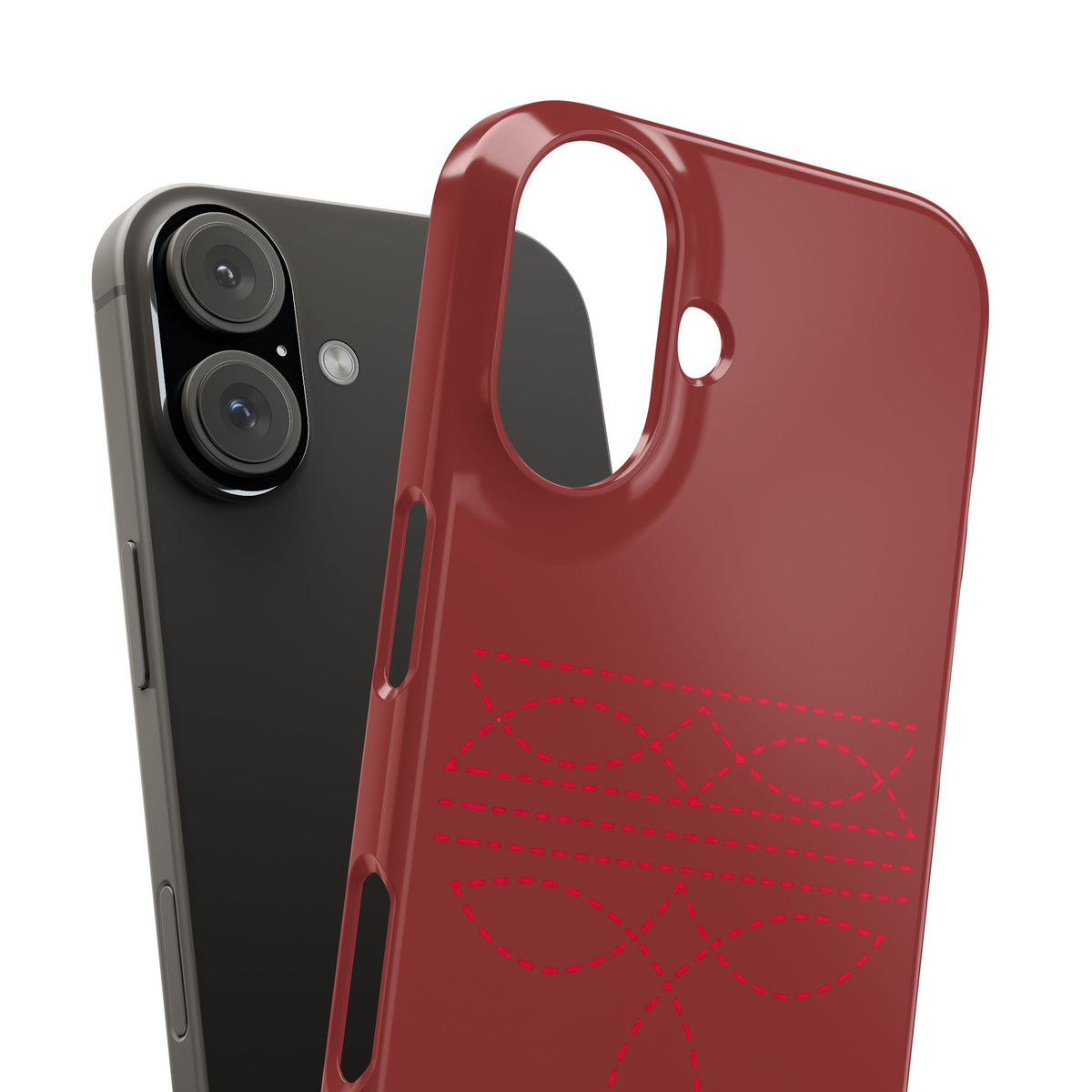 Red Boot Stitch — Slim iphone Case