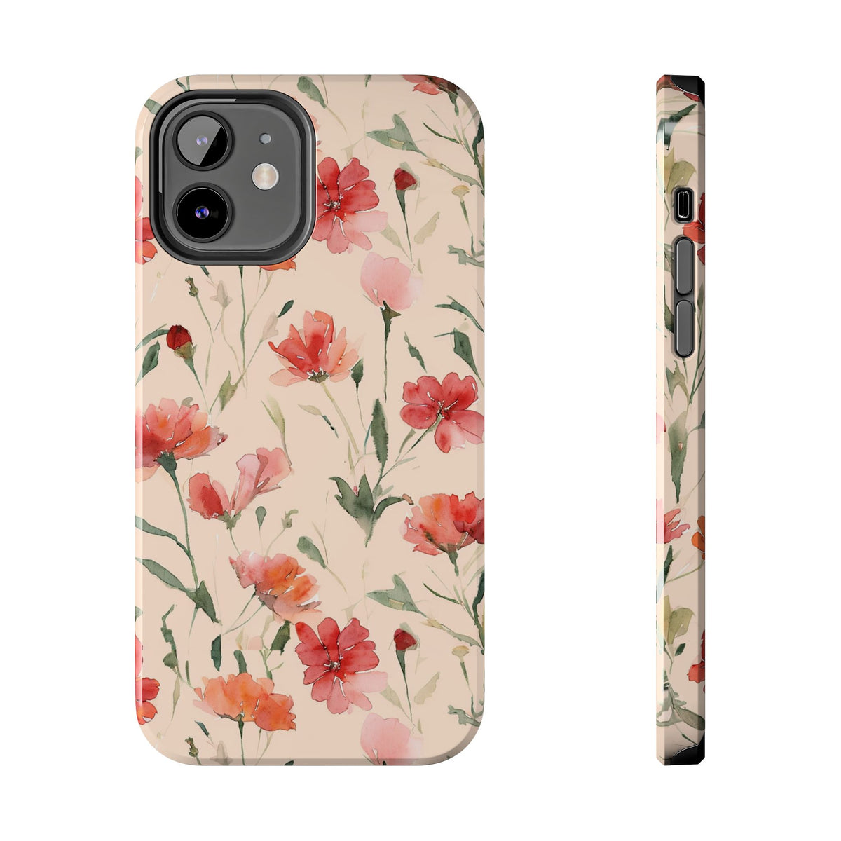 Floral Watercolor — Tough Phone Case