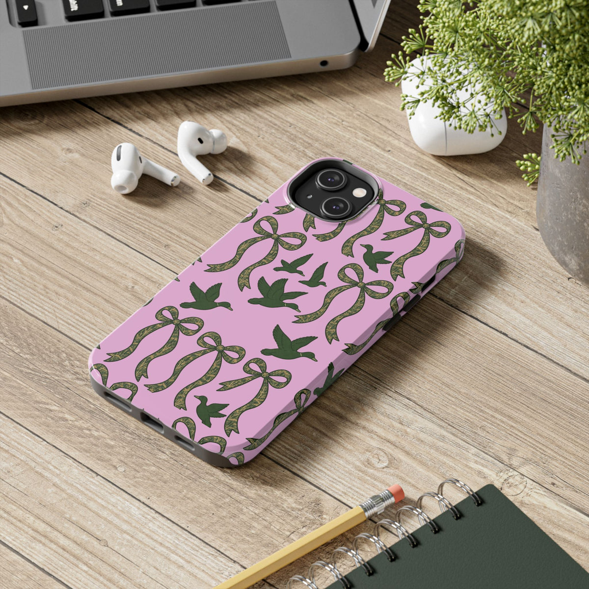 Duck "Cam-bow"— Tough Phone Case (Pink)