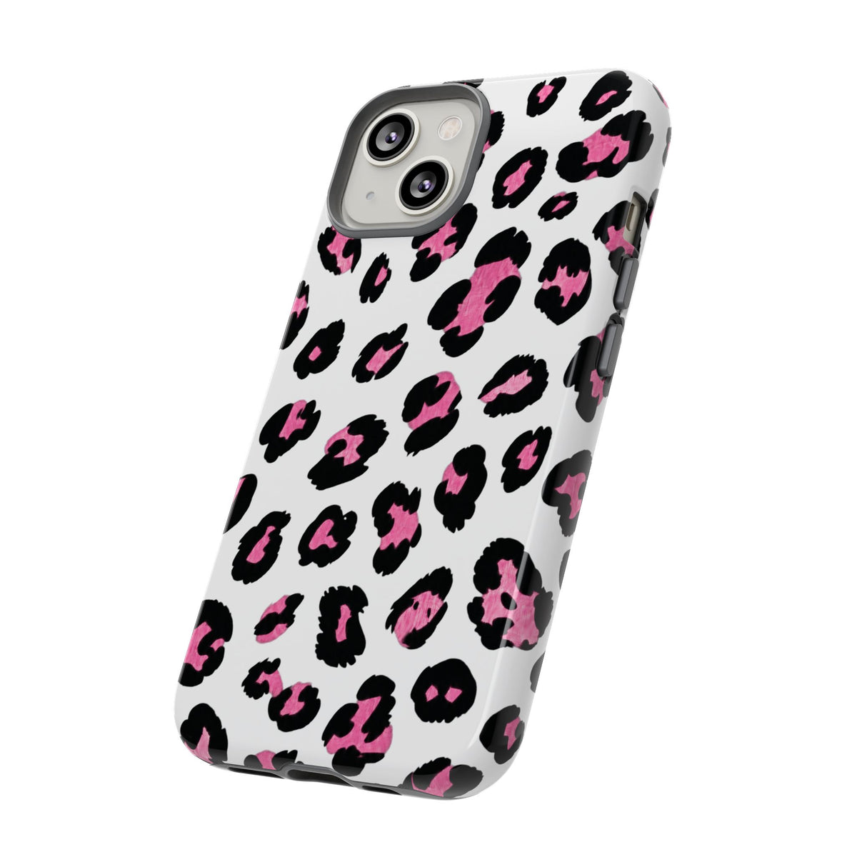 Pink Leopard Print Phone Case — Tough iphone Case