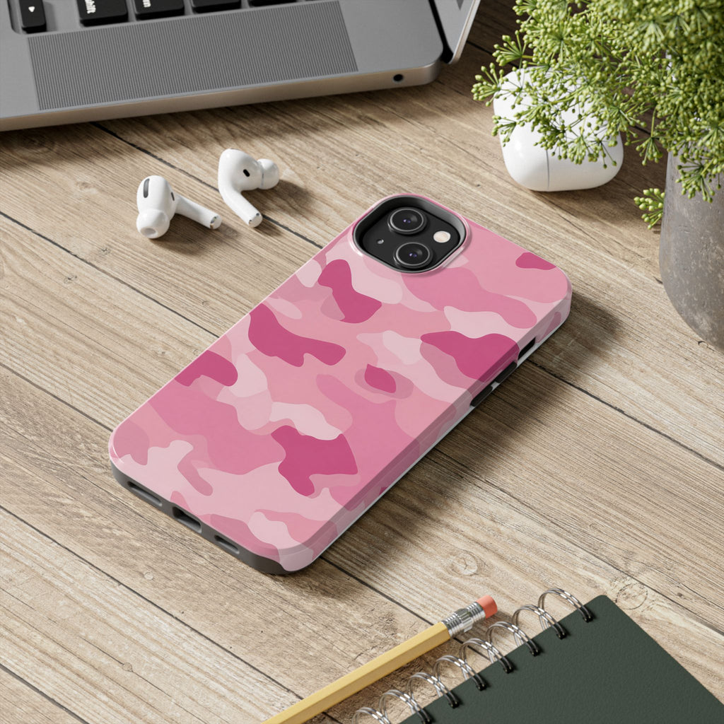 Pink Camo — Tough Phone Case