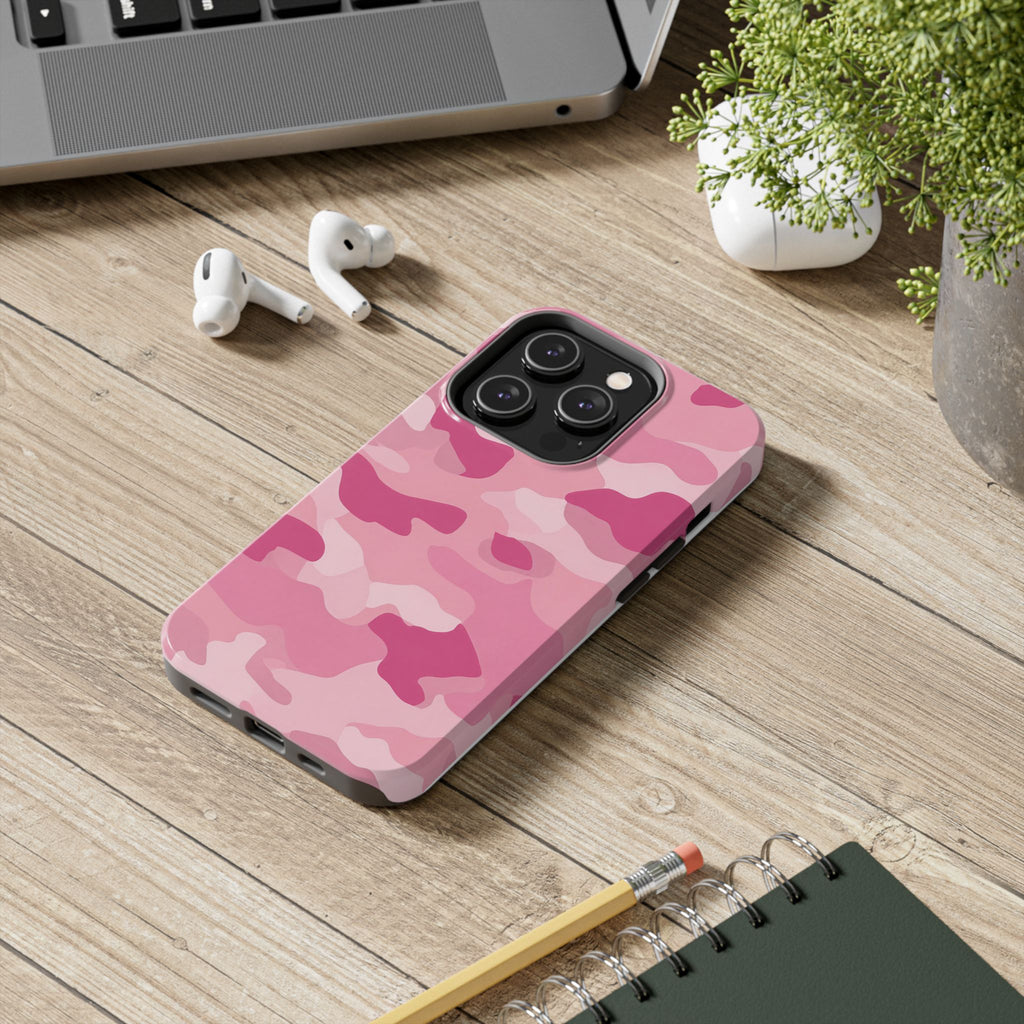 Pink Camo — Tough Phone Case