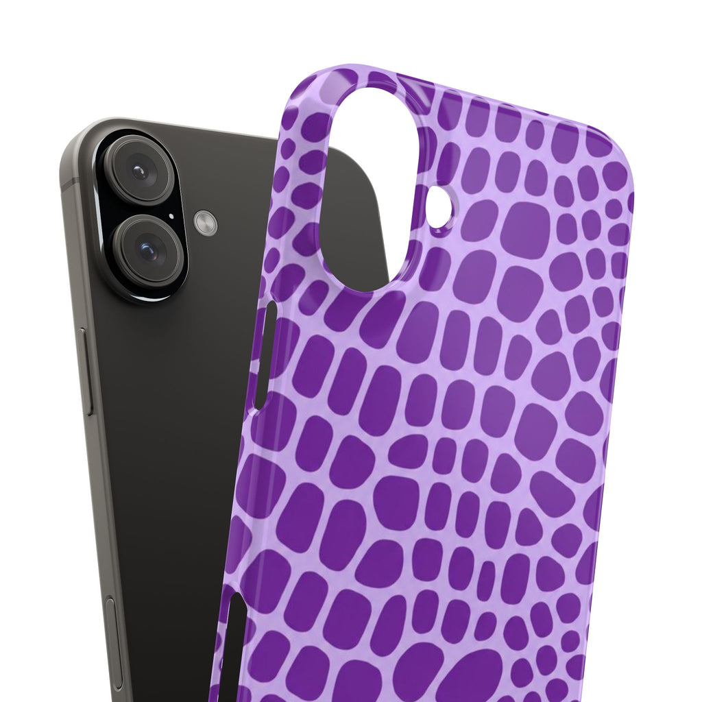 Purple Gator - Slim iphone Case