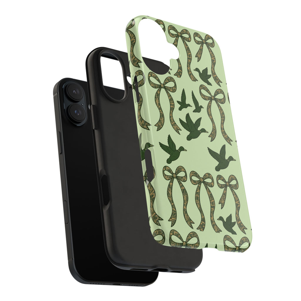 Duck "Cam-bow" - Tough Phone Case (Green)