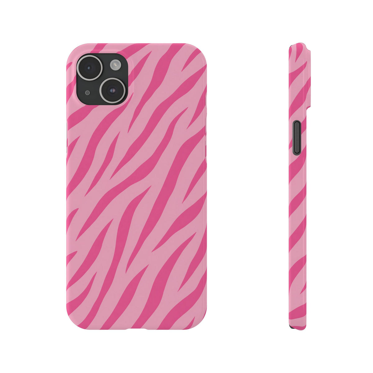 Pink Zebra— Slim iphone Case