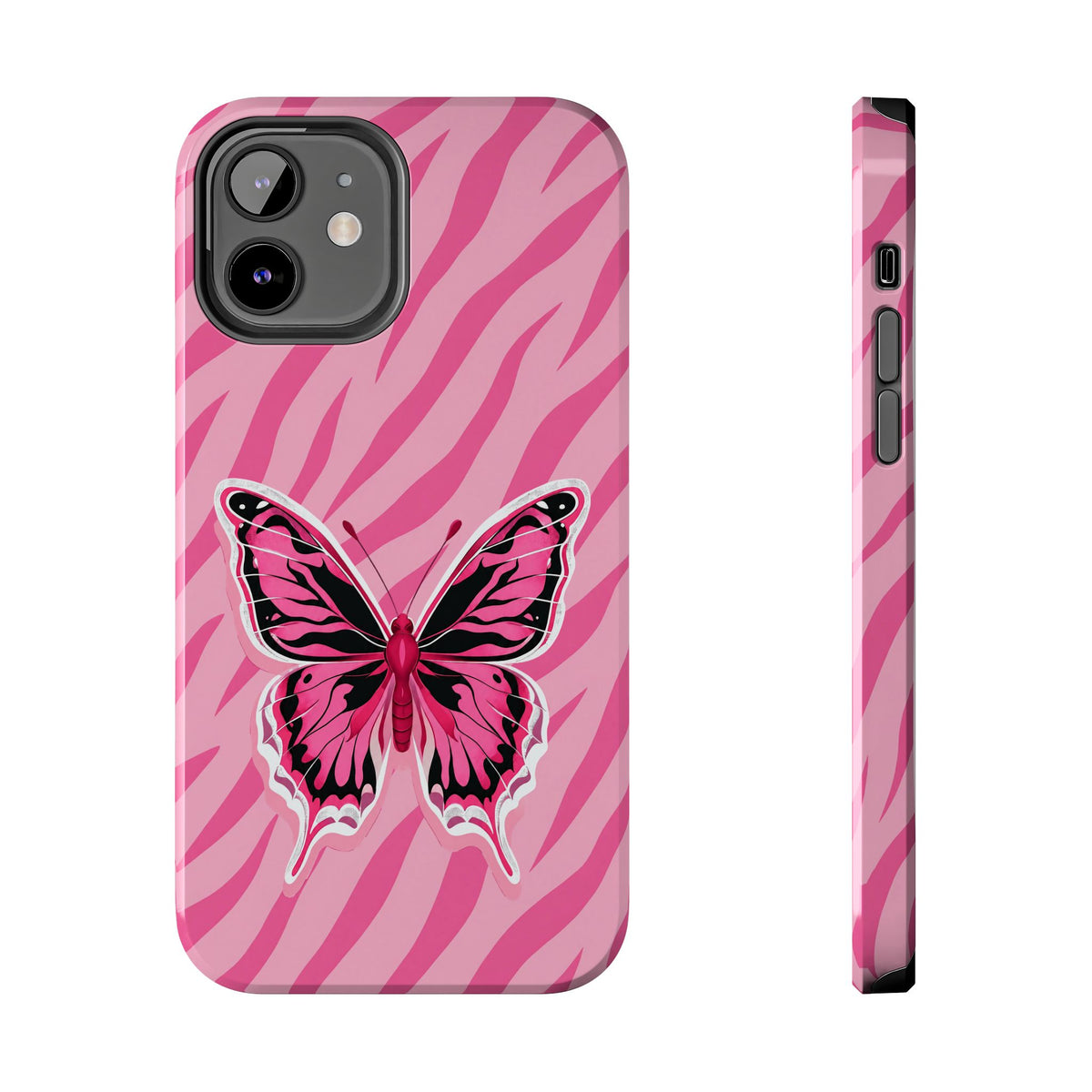 Pink Butterfly - Tough Phone Case