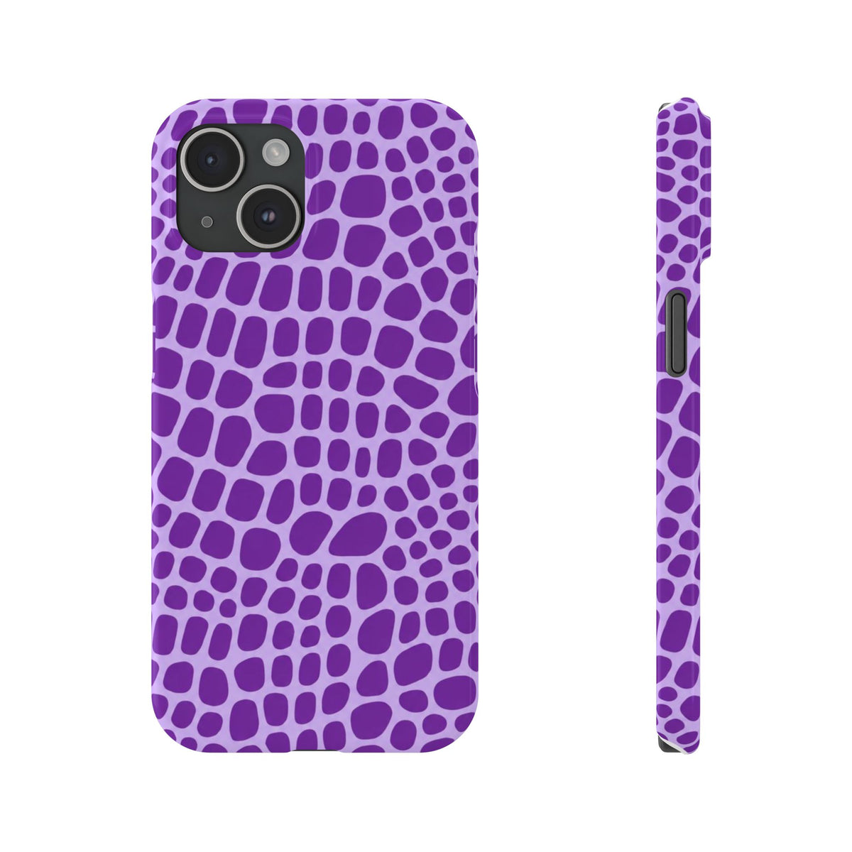 Purple Gator - Slim iphone Case