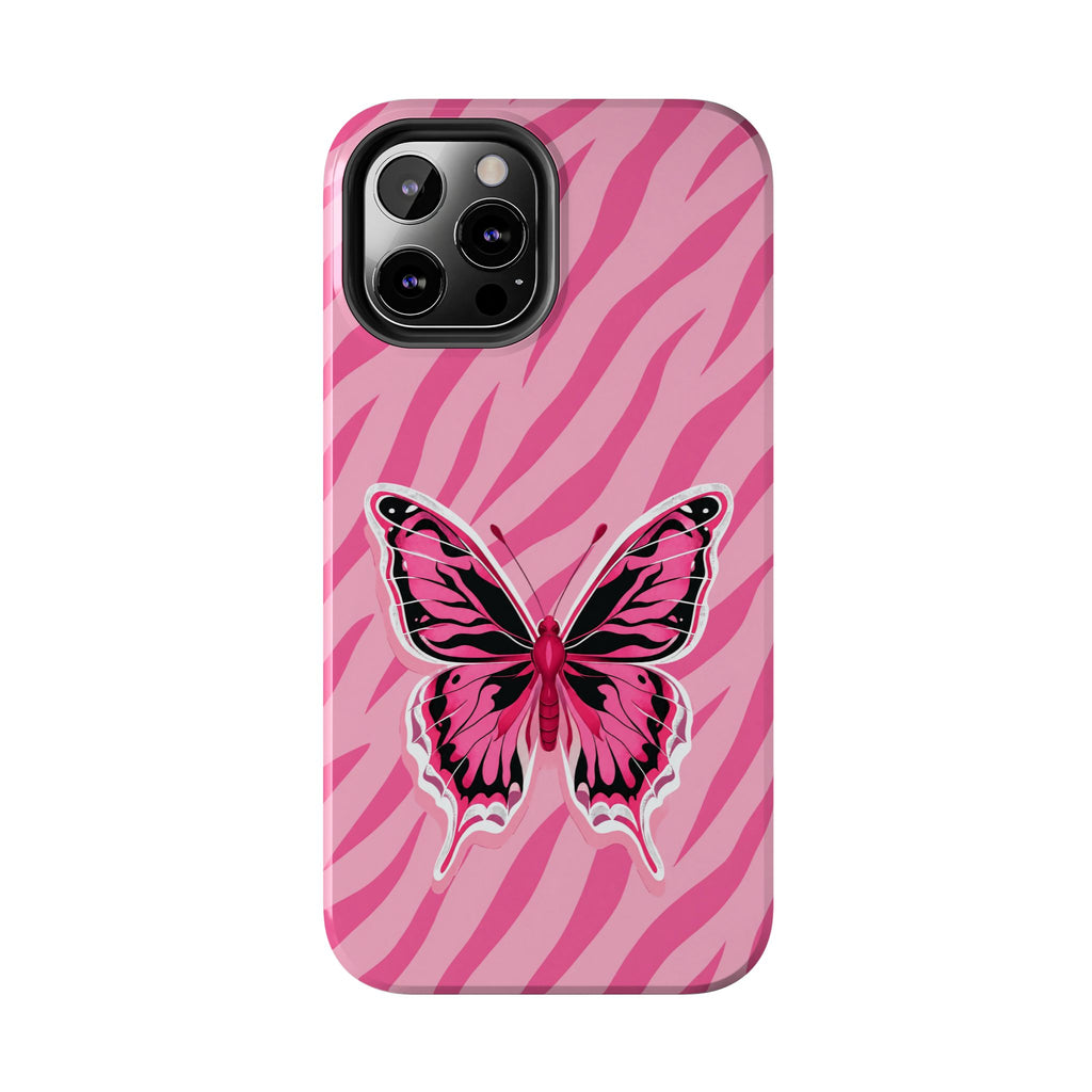 Pink Butterfly - Tough Phone Case