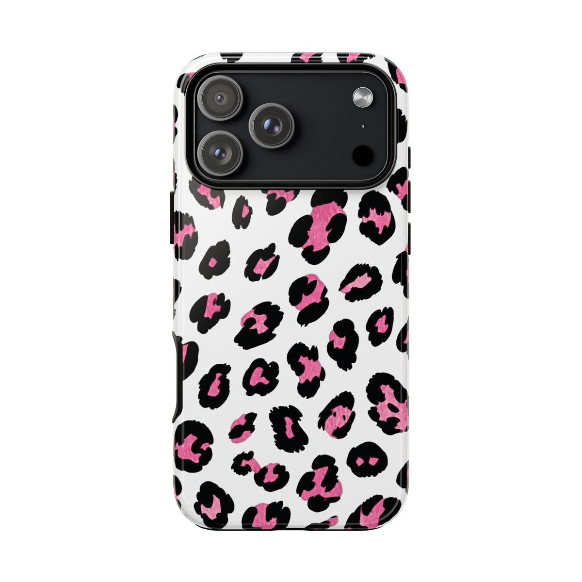 Pink Leopard Print Phone Case — Tough iphone Case