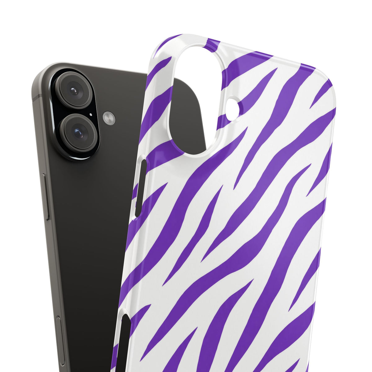 Purple Zebra  — Slim iphone Case
