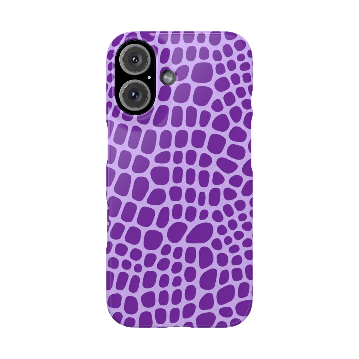 Purple Gator - Slim iphone Case