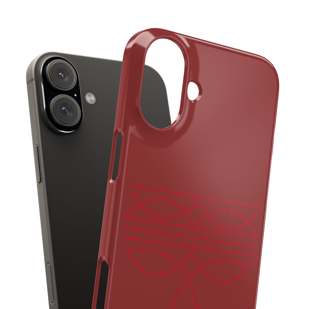 Red Boot Stitch — Slim iphone Case