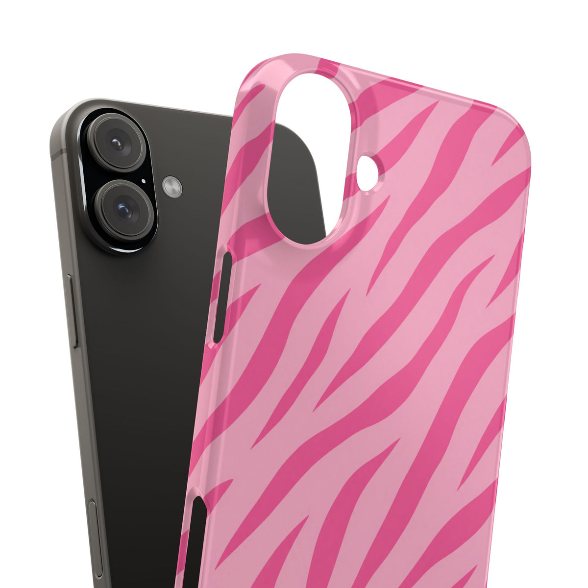 Pink Zebra— Slim iphone Case