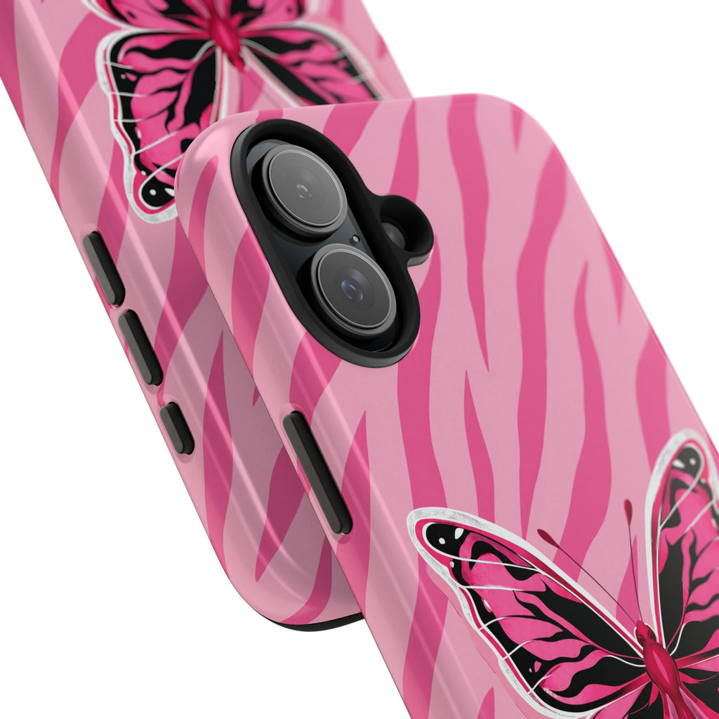 Pink Butterfly - Tough Phone Case