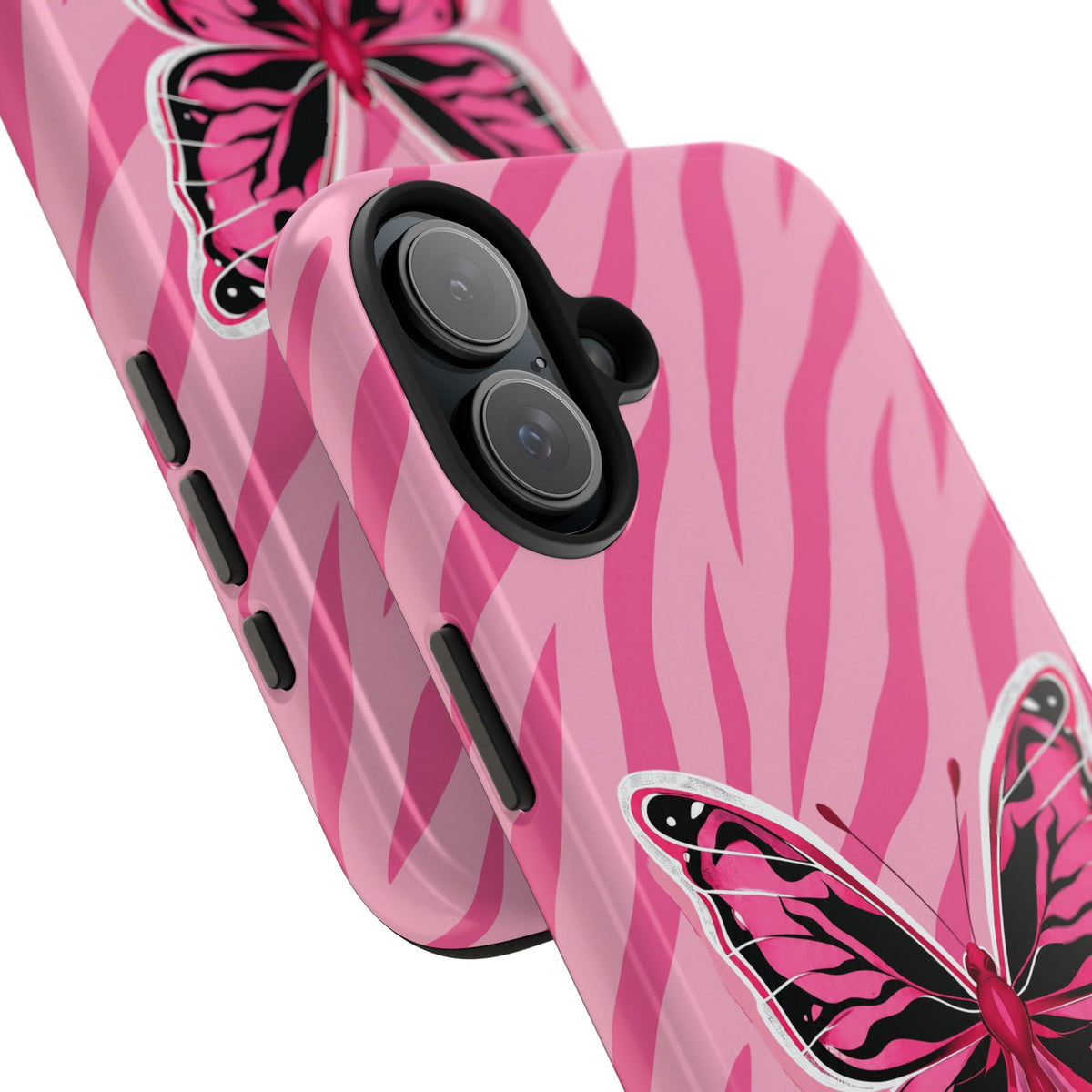 Pink Butterfly - Tough Phone Case
