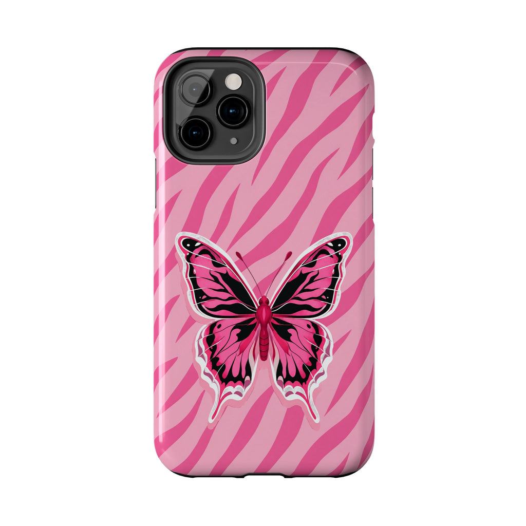 Pink Butterfly - Tough Phone Case