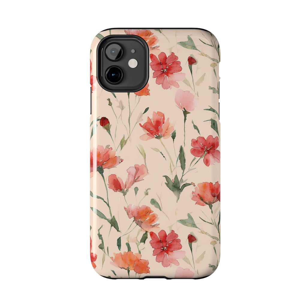 Floral Watercolor — Tough Phone Case