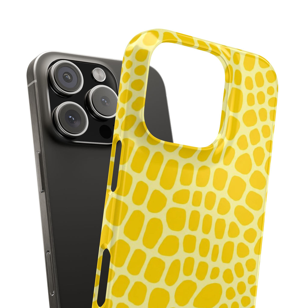 Yellow Gator — Slim iphone Case