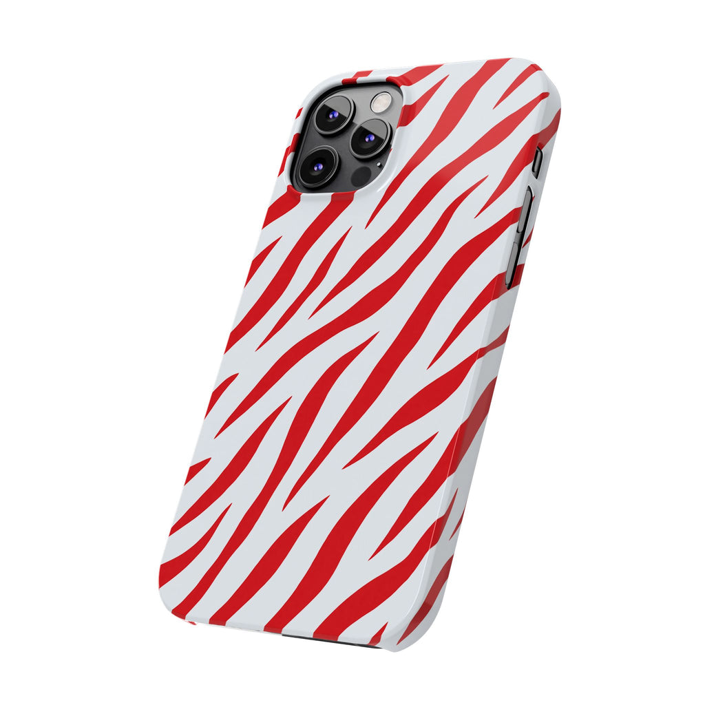 Red Zebra — Slim iphone Case