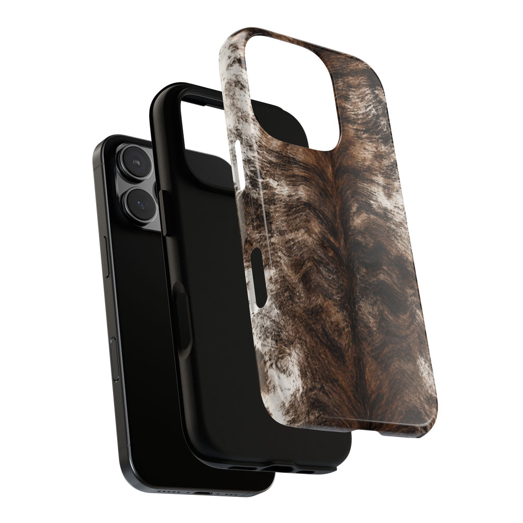 The Brindle Cow  —  Cow Print Tough iphone Case