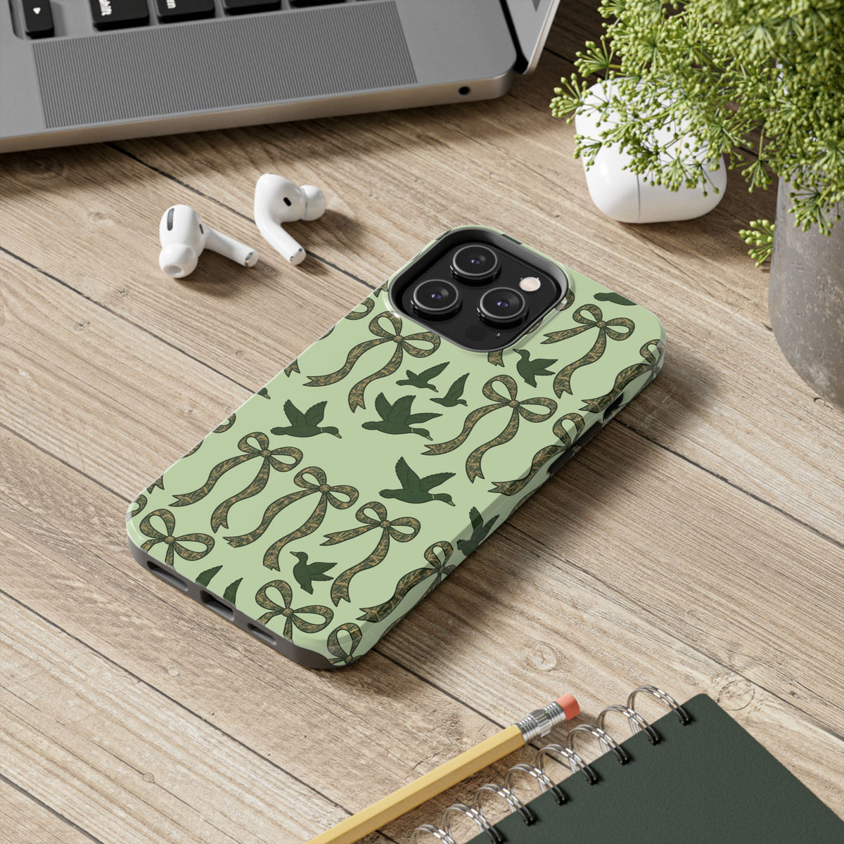 Duck "Cam-bow" - Tough Phone Case (Green)