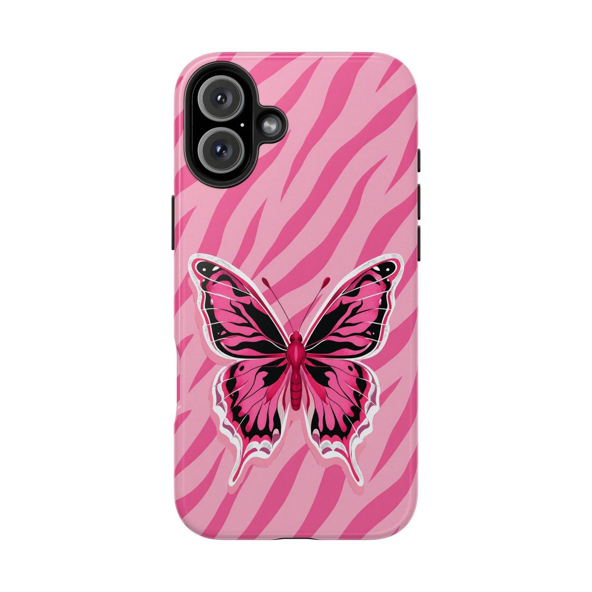 Pink Butterfly - Tough Phone Case