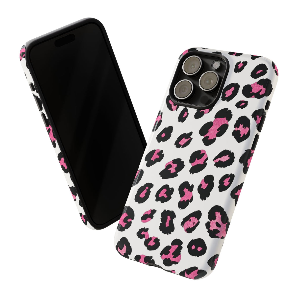 Pink Leopard Print Phone Case — Tough iphone Case