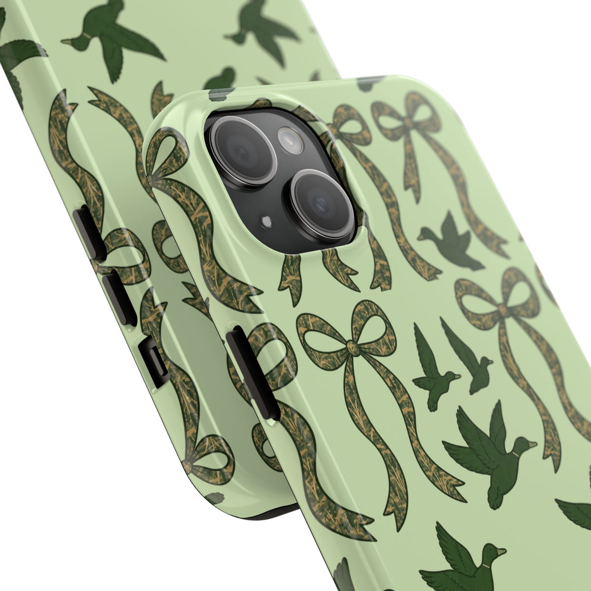 Duck "Cam-bow" - Tough Phone Case (Green)
