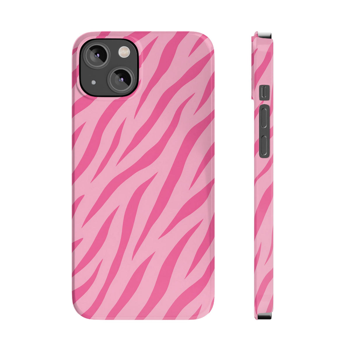 Pink Zebra— Slim iphone Case