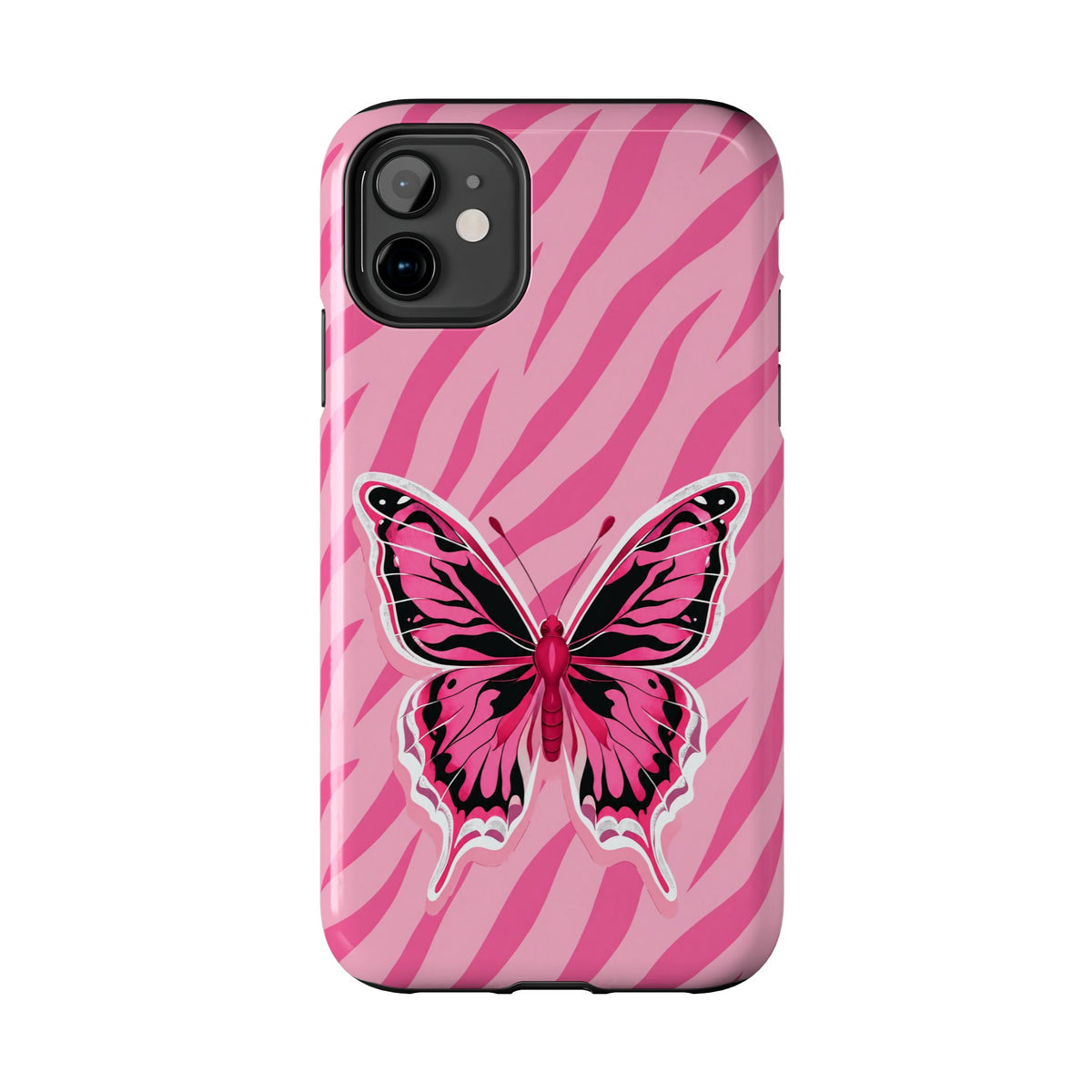 Pink Butterfly - Tough Phone Case