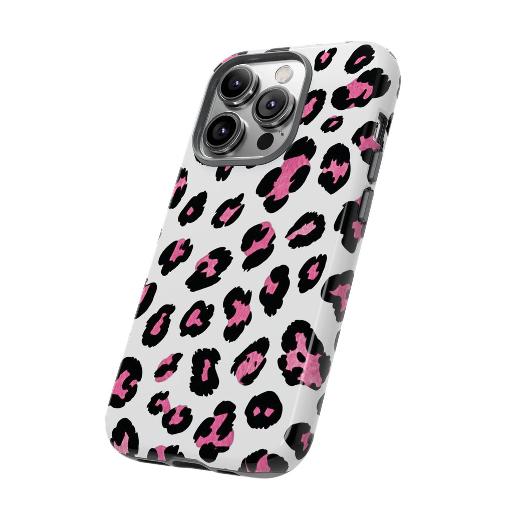 Pink Leopard Print Phone Case — Tough iphone Case