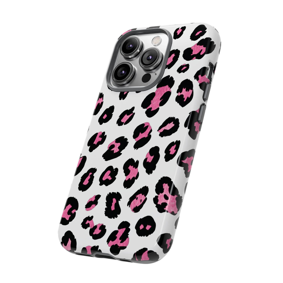 Pink Leopard Print Phone Case — Tough iphone Case