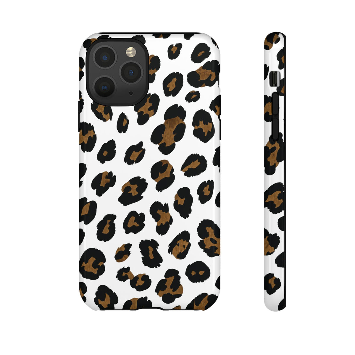 White Classic Leopard — Tough iphone case