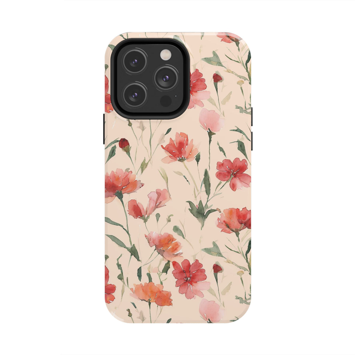 Floral Watercolor — Tough Phone Case