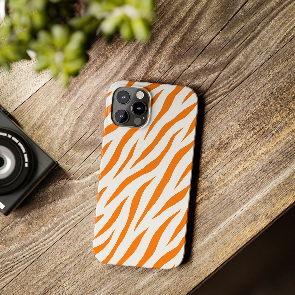 Orange Zebra— Slim iphone Case