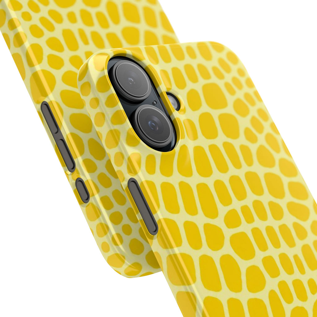 Yellow Gator — Slim iphone Case