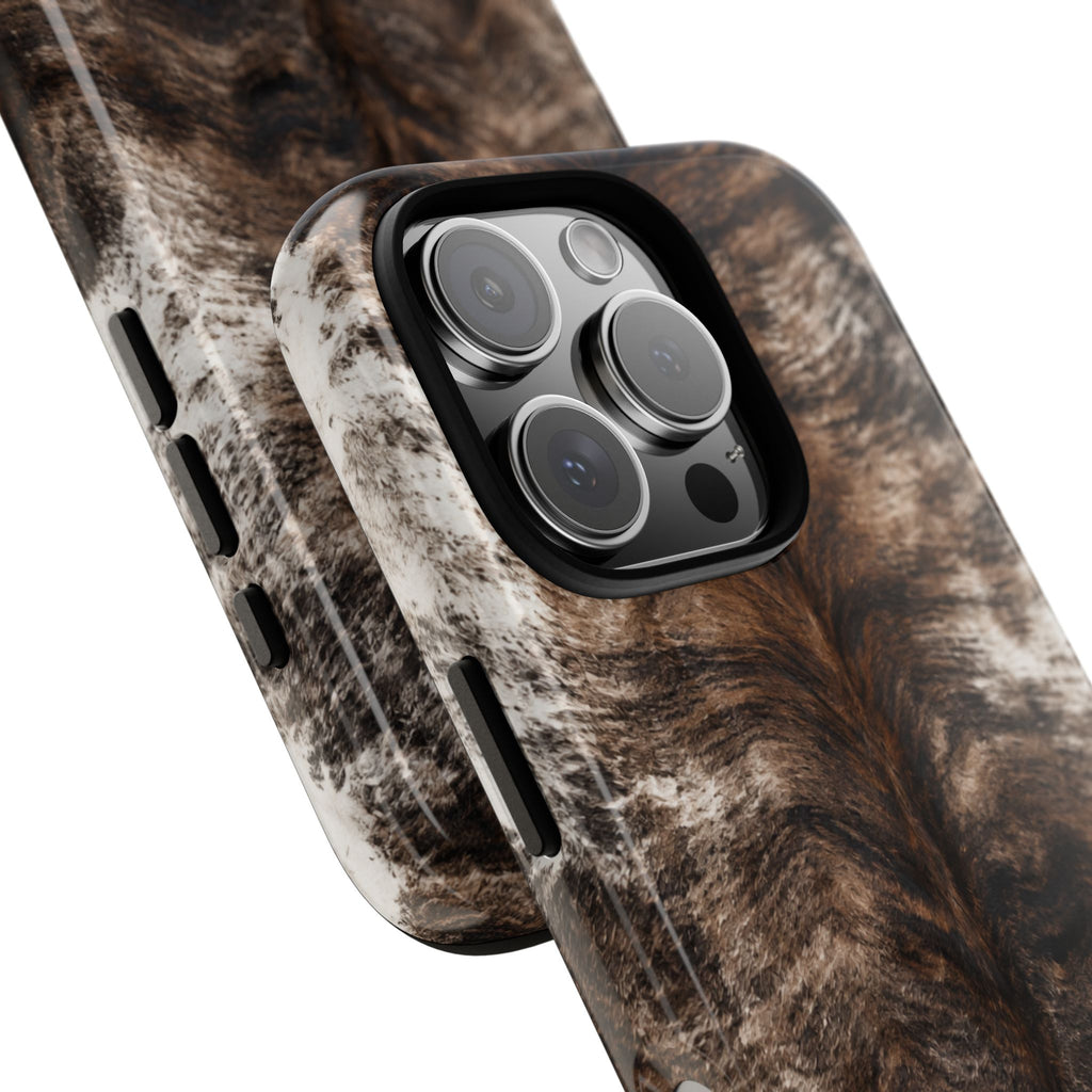 The Brindle Cow  —  Cow Print Tough iphone Case