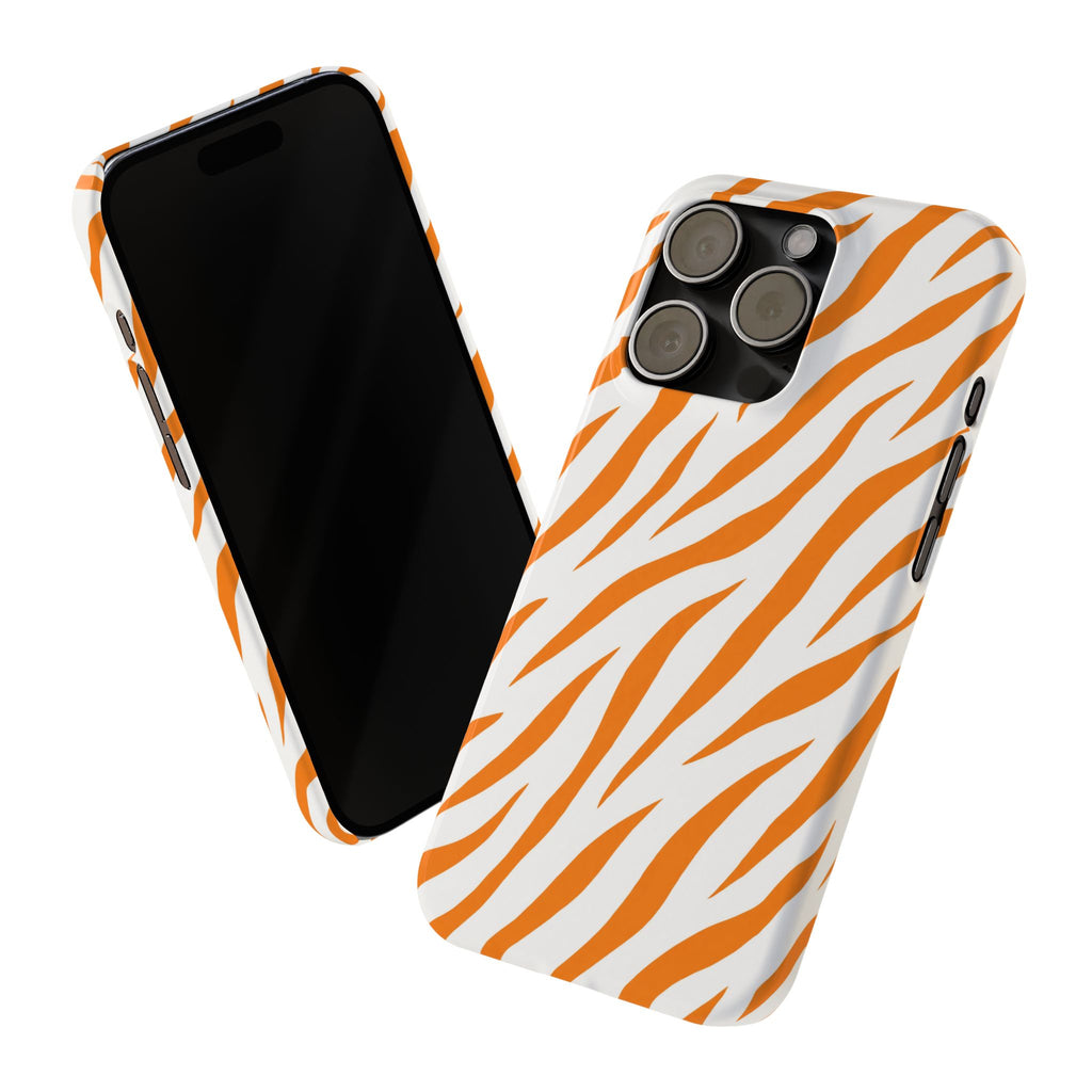 Orange Zebra— Slim iphone Case