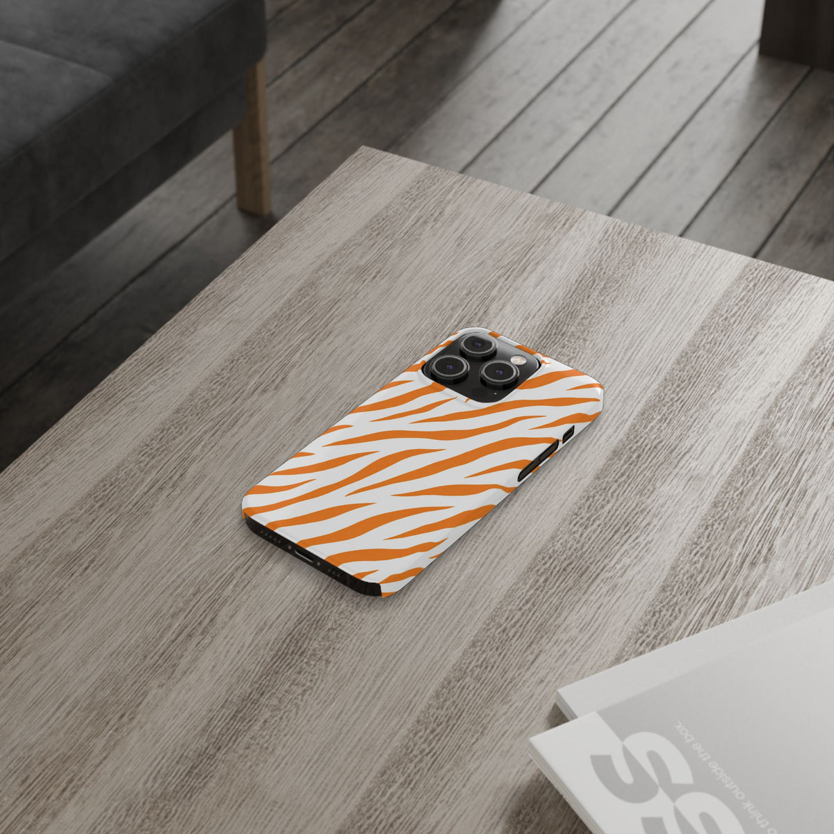 Orange Zebra— Slim iphone Case