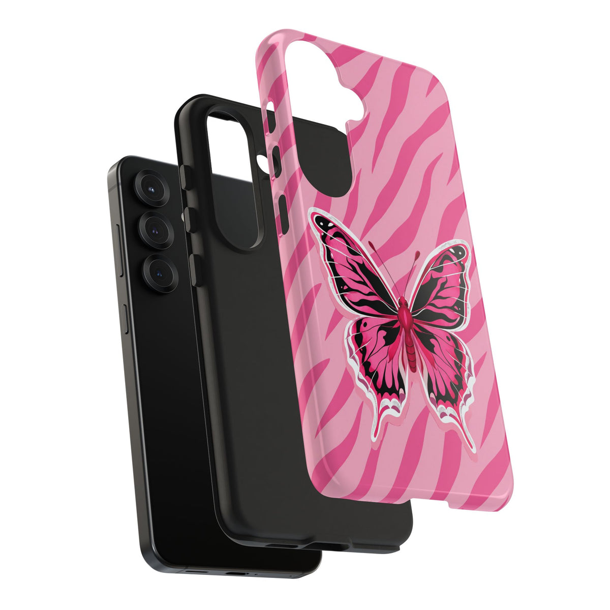 Pink Butterfly - Tough Phone Case