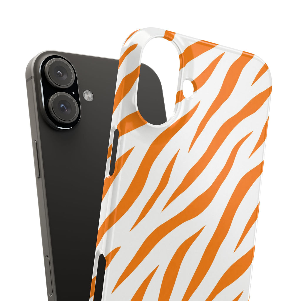 Orange Zebra— Slim iphone Case