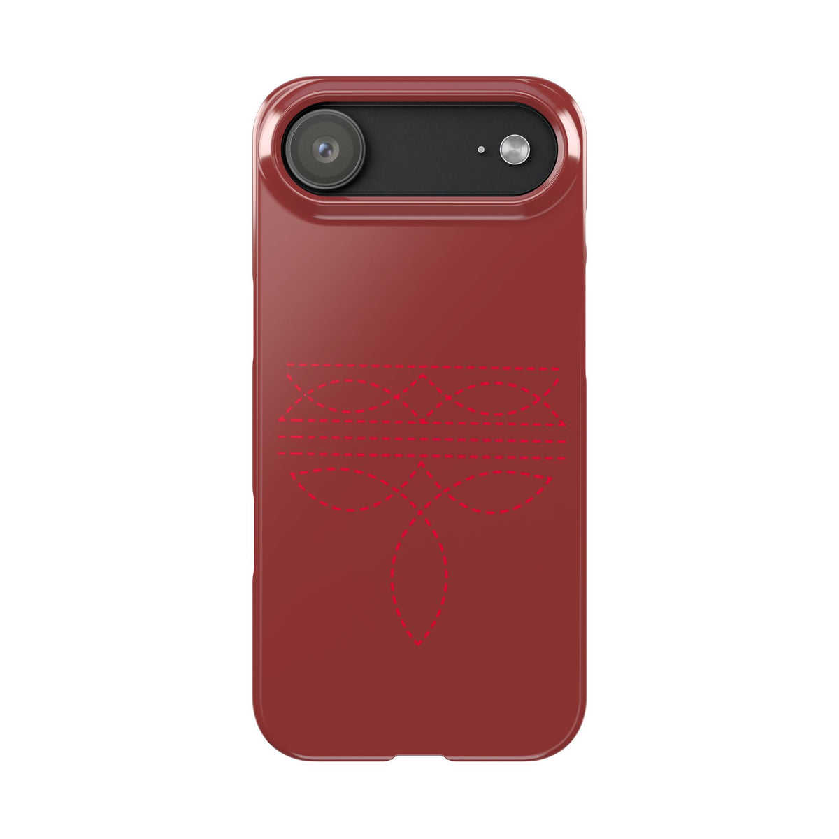 Red Boot Stitch — Slim iphone Case