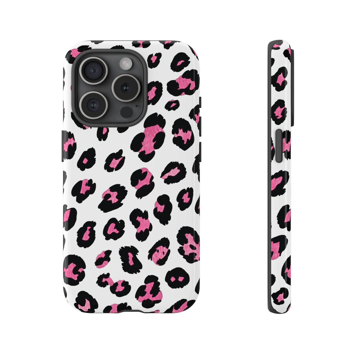 Pink Leopard Print Phone Case — Tough iphone Case