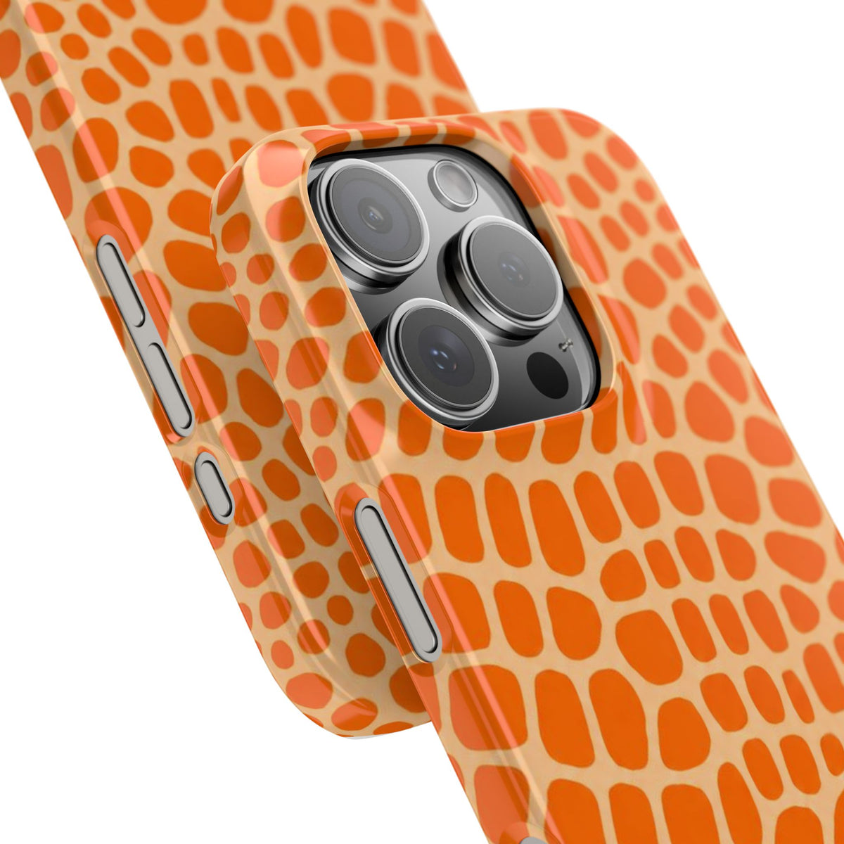 Orange Gator— Slim iphone Case