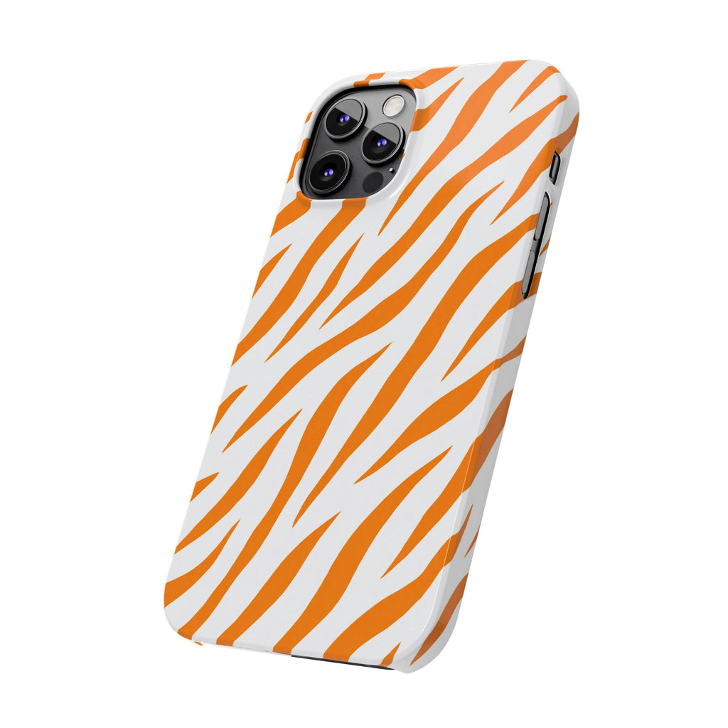 Orange Zebra— Slim iphone Case